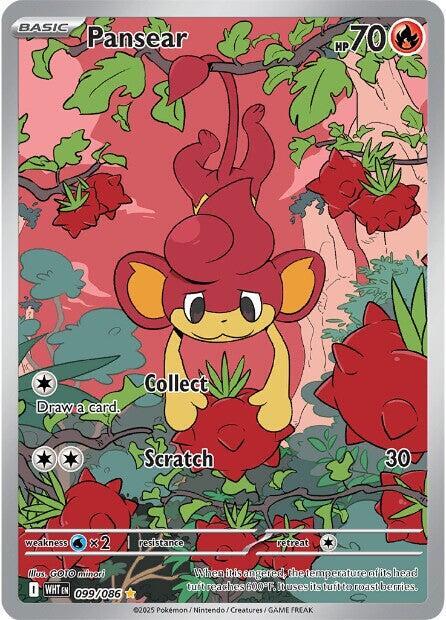 Pokémon: Pansear - 099/086 - SV: White Flare - VGMX