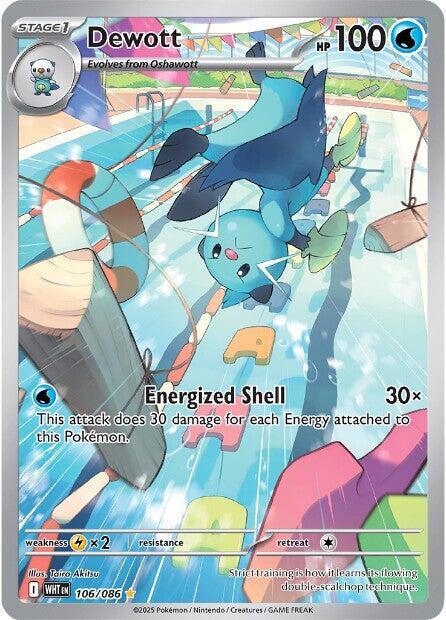 Pokémon: Dewott - 106/086 - SV: White Flare - VGMX