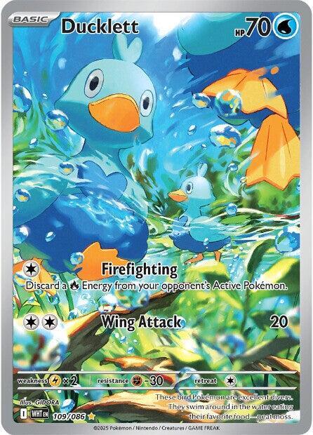 Pokémon: Ducklett - 109/086 - SV: White Flare - VGMX