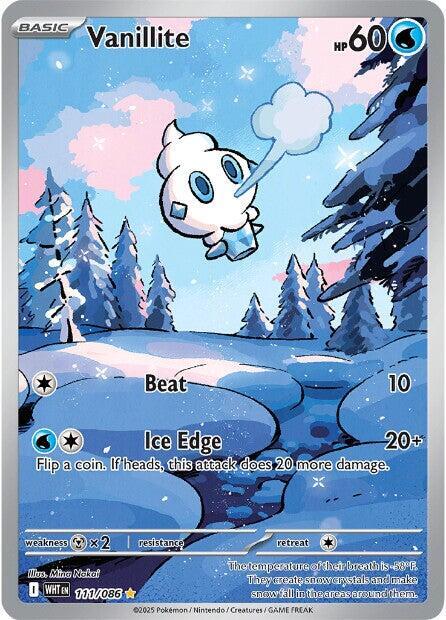 Pokémon: Vanillite - 111/086 - SV: White Flare - VGMX