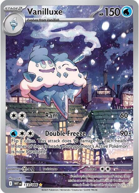 Pokemon: Vanilluxe 113/086 - White Flare