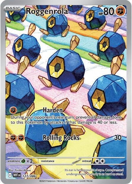 Pokemon: Roggenrola - 127/086 - SV: White Flare - VGMX