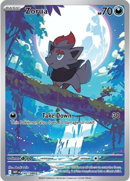 Pokémon: Zorua - 142/086 - SV: White Flare - VGMX