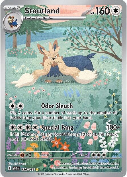 Pokémon: Stoutland - 156/086 - SV: White Flare - VGMX