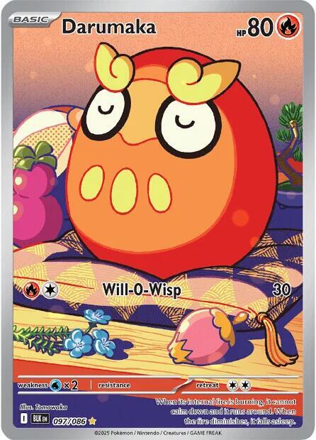 Pokémon: Darumaka - 097/086 - SV: Black Bolt - VGMX