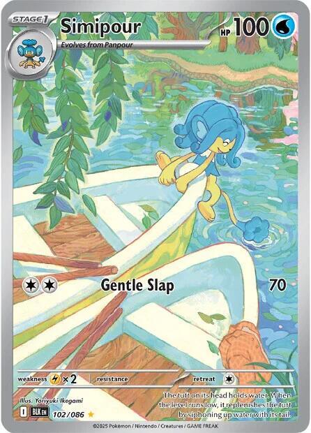 Pokémon: Simipour - 102/086 - SV: Black Bolt - VGMX