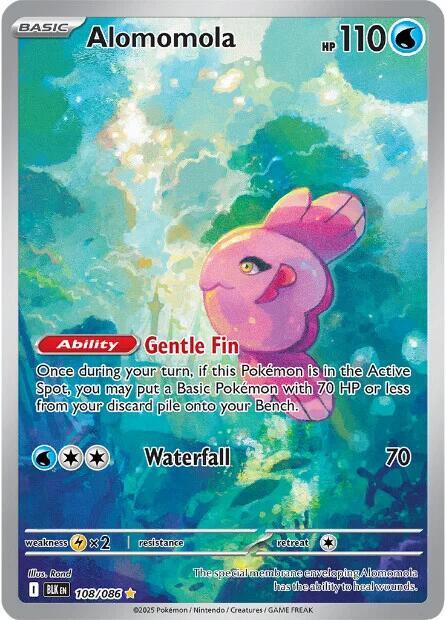 Pokemon: Alomomola 108/086 - Black Bolt - VGMX