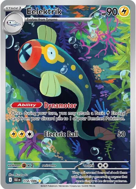 Pokemon: Eelektrik - 114/086 - SV: Black Bolt - VGMX