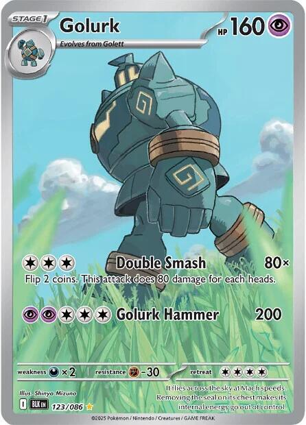 Pokémon: Golurk - 123/086 - Black Bolt - VGMX