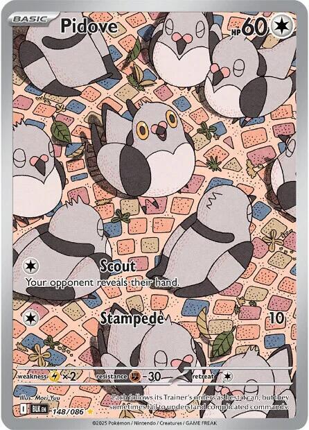 Pokemon: Pidove 148/086 - Black Bolt - VGMX