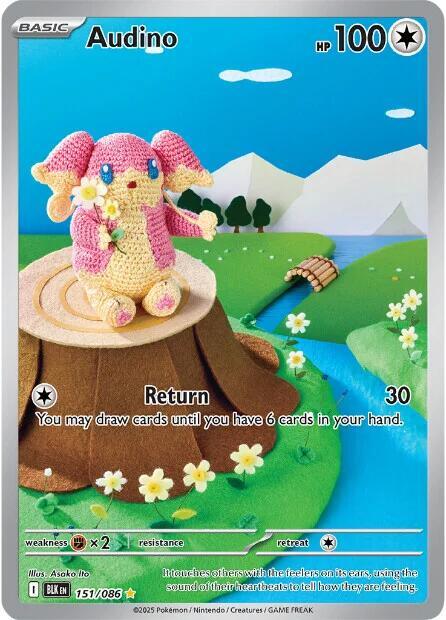 Pokémon: Audino - 151/086 - SV: Black Bolt - VGMX