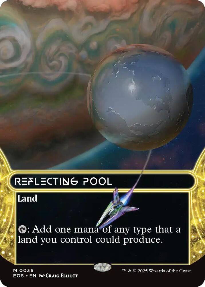 Magic: The Gathering: Reflecting Pool (0036) (Borderless) - Edge of Eternities - VGMX
