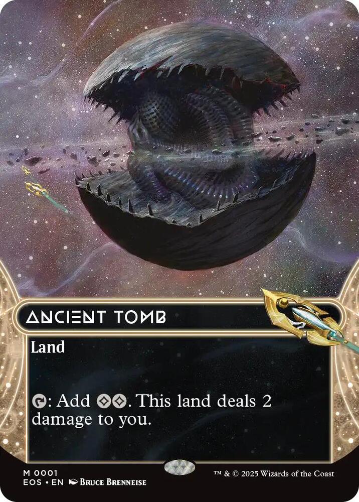 Magic: The Gathering: Ancient Tomb (0001) (Borderless) - Edge of Eternities: Stellar Sights - VGMX