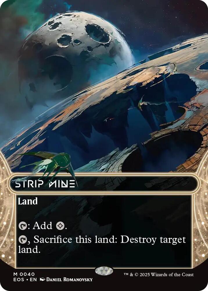 Magic: The Gathering: Strip Mine (0040) (Borderless) - Edge of Eternities: Stellar Sights