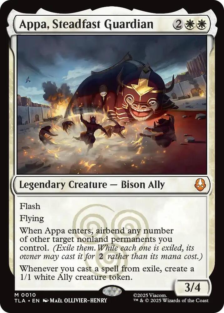 Magic: The Gathering: Appa, Steadfast Guardian - Avatar: The Last Airbender - VGMX