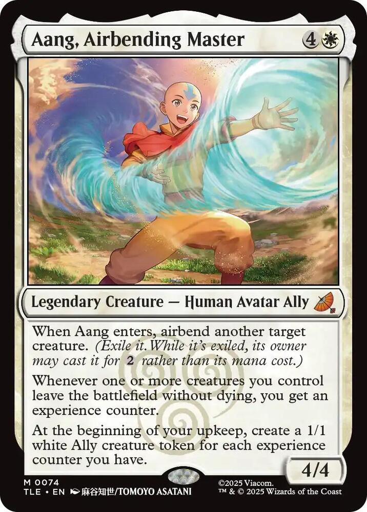 Magic: The Gathering: Aang, Airbending Master - Avatar: The Last Airbender: Eternal-Legal - VGMX