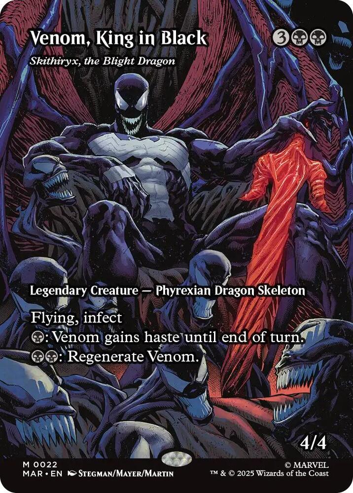 Venom, King in Black - Skithiryx, the Blight Dragon (Borderless) - Marvel Universe Eternal-Legal
