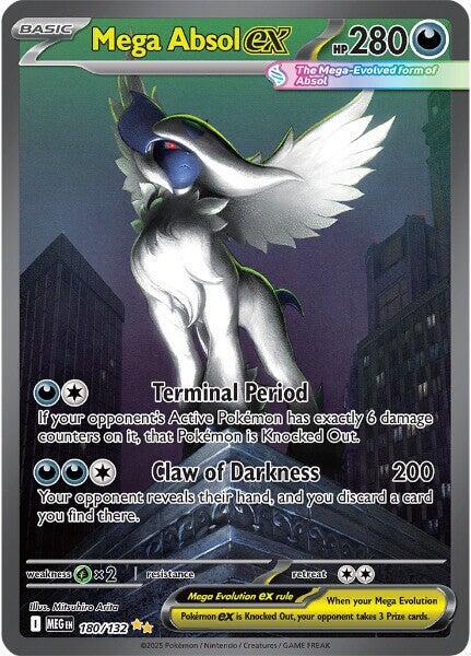 Pokemon: Mega Absol ex 180/132 - Mega Evolution - VGMX