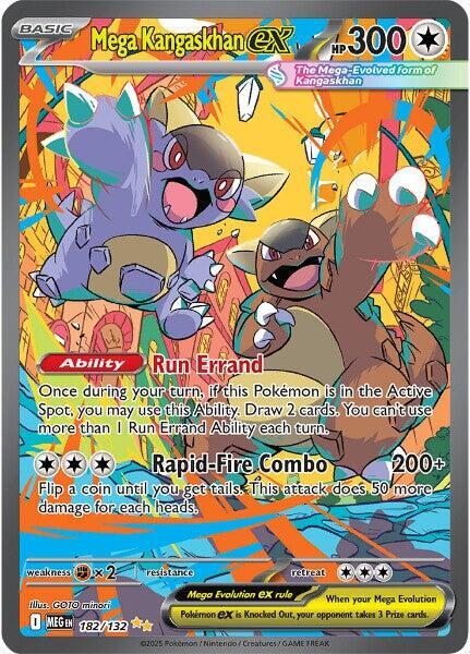 Pokemon: Mega Kangaskhan ex 182/132 - Mega Evolution