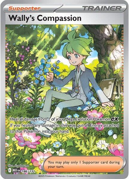 Pokemon: Wally's Compassion 186/132 - Mega Evolution - VGMX