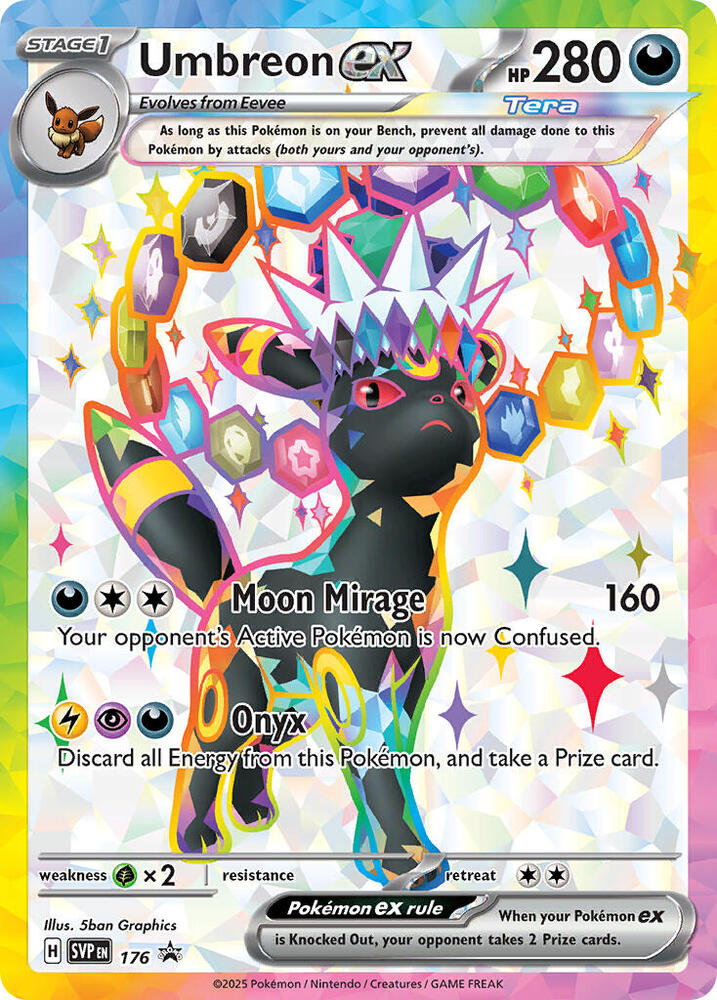 Pokemon: Umbreon ex 176 - Scarlet & Violet Promos