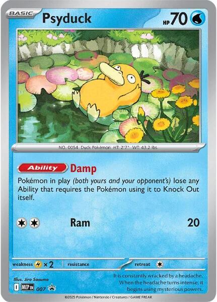 Pokémon: Psyduck - 007 - ME: Mega Evolution Promo - VGMX