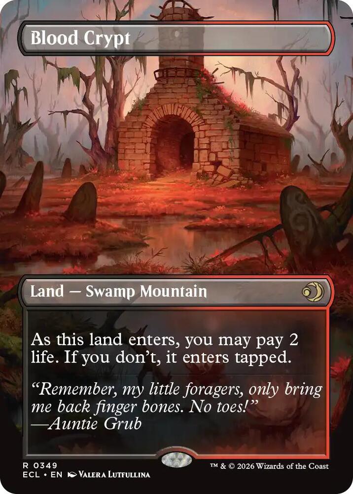 Magic: The Gathering: Blood Crypt (Borderless) - Lorwyn Eclipsed - VGMX