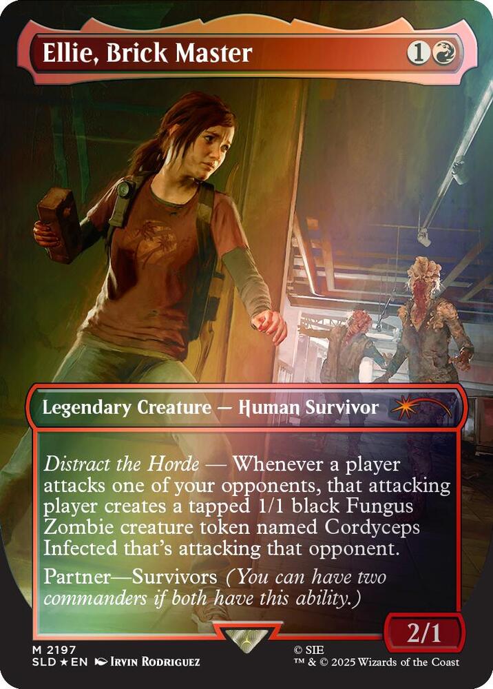 Magic: The Gathering: Ellie, Brick Master (Rainbow Foil) - Secret Lair Drop Series - VGMX
