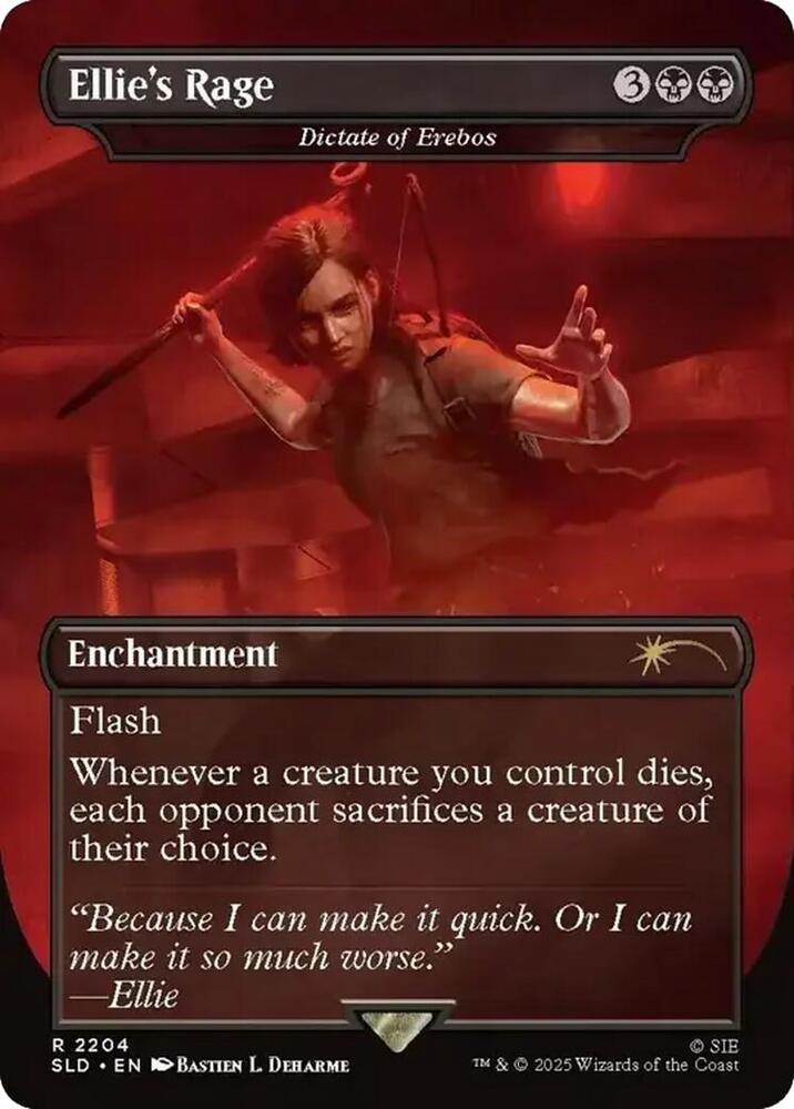 Ellie's Rage - Dictate of Erebos - Secret Lair Drop Series