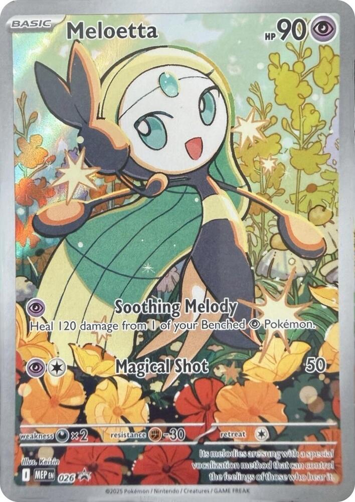 Pokémon: Meloetta - 026 - ME: Mega Evolution Promo - VGMX