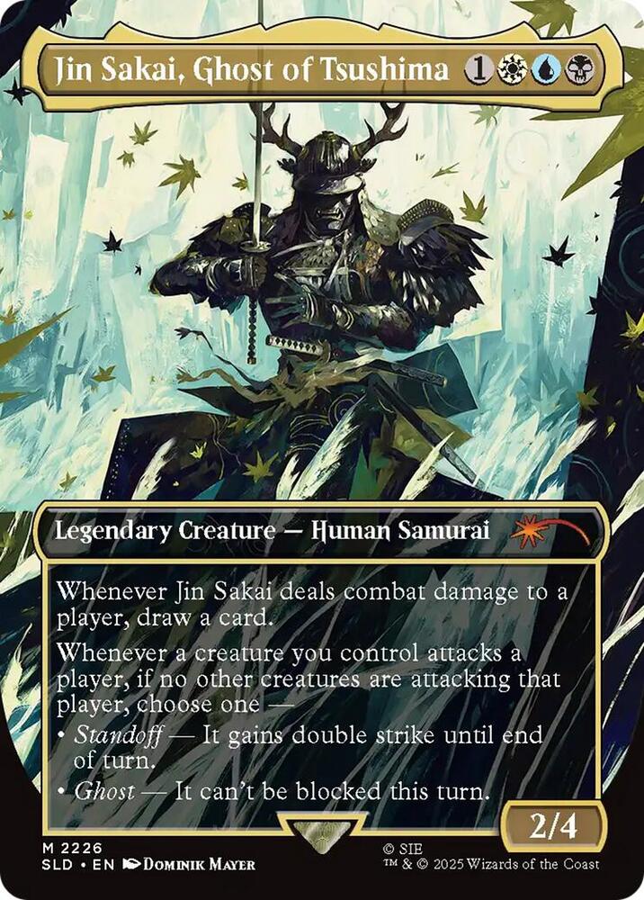 Magic: The Gathering: Jin Sakai, Ghost of Tsushima - Secret Lair Drop Series - VGMX