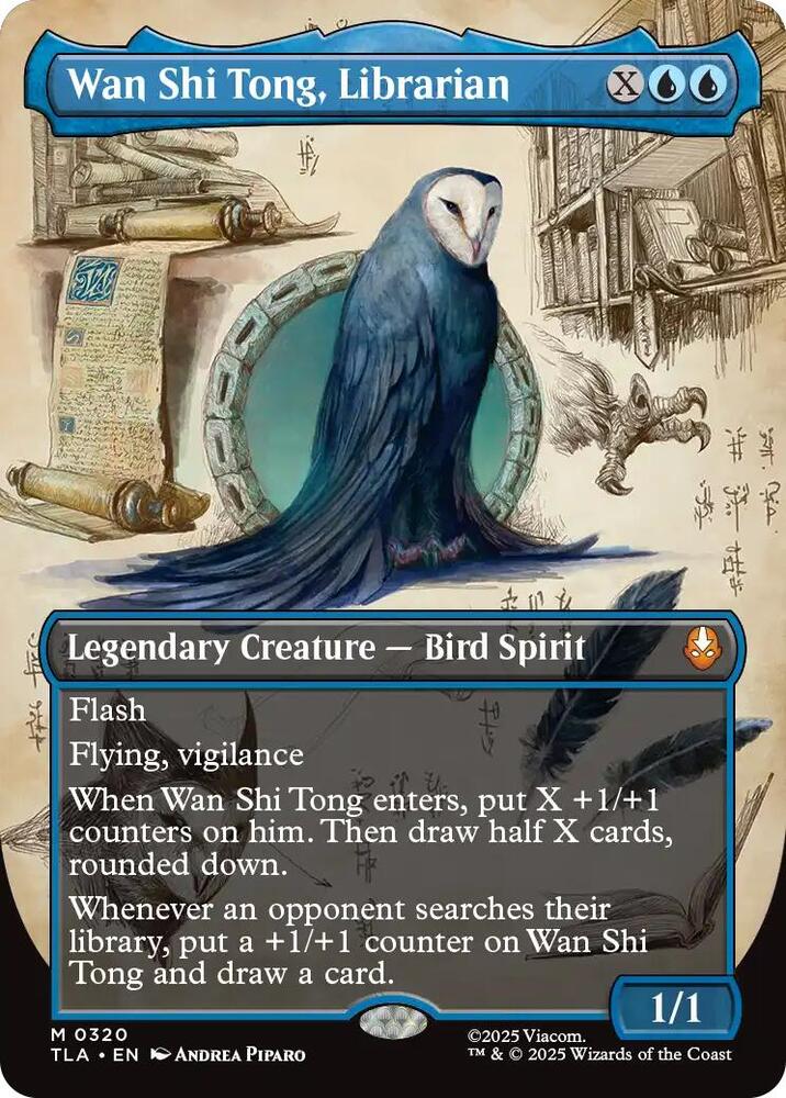 Magic: The Gathering: Wan Shi Tong, Librarian (Borderless) - Avatar: The Last Airbender - VGMX