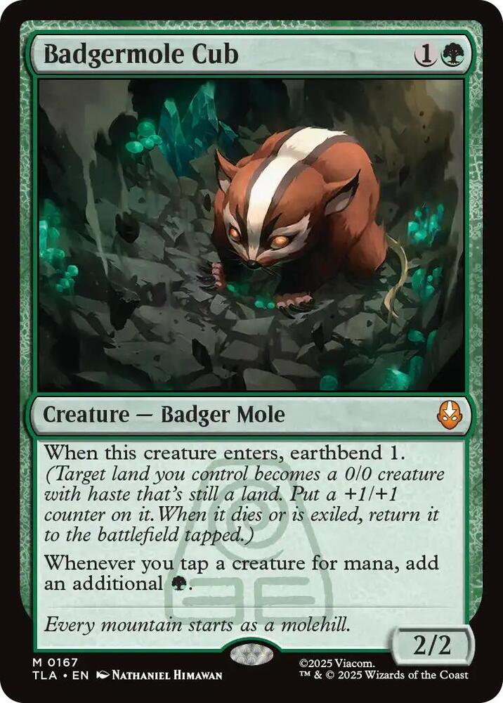 Magic: The Gathering: Badgermole Cub - Avatar: The Last Airbender - VGMX