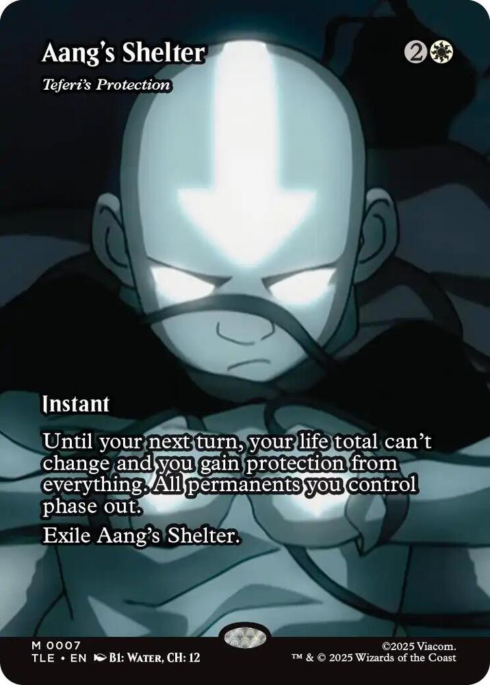 Magic: The Gathering: Aang's Shelter - Teferi's Protection (Borderless) - Avatar: The Last Airbender: Eternal-Legal