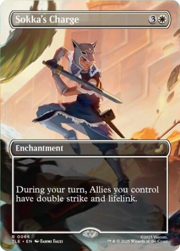Magic: The Gathering: Sokka's Charge (Borderless) - Avatar: The Last Airbender: Eternal-Legal) - VGMX