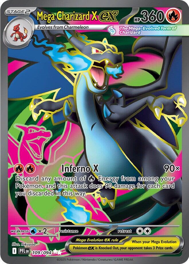 Pokemon: Mega Charizard X ex - 109/094 - Phantasmal Flames