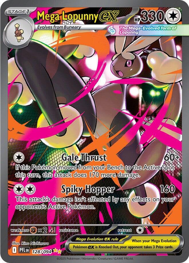 Pokemon: Mega Lopunny ex 128/094 - Phantasmal Flames - VGMX