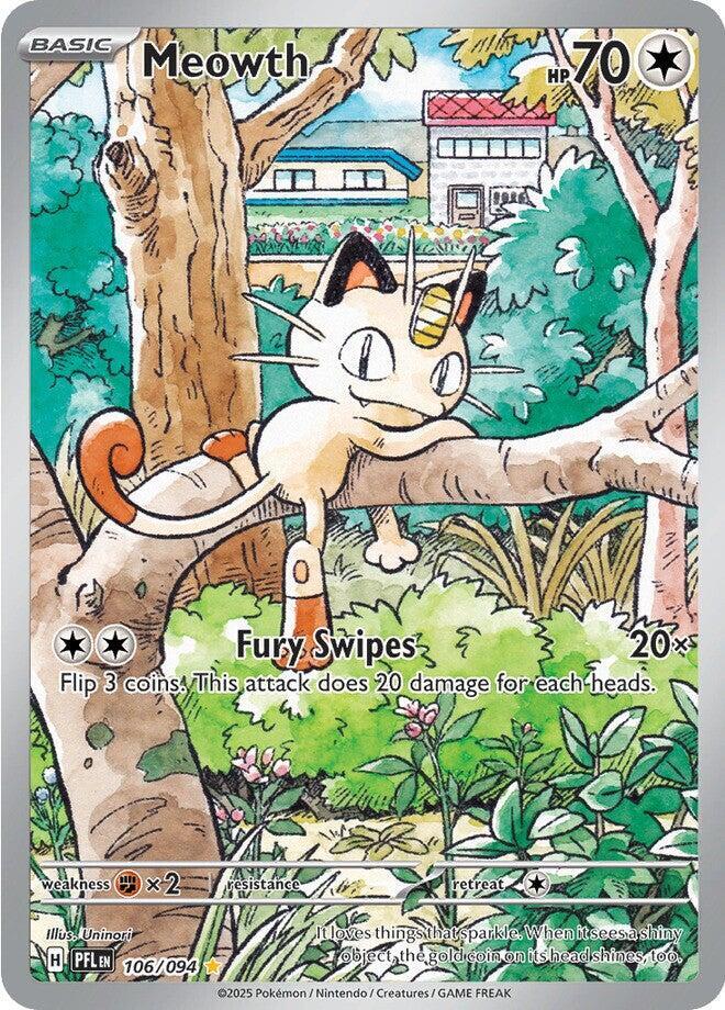Pokemon: Meowth - 106/094 - Phantasmal Flames - VGMX