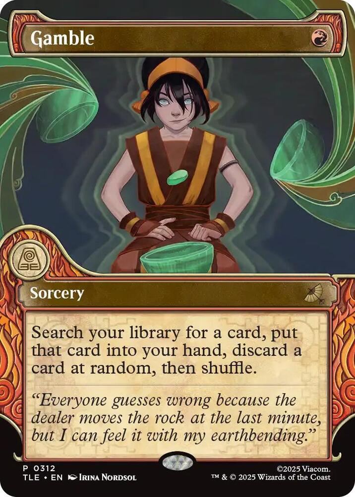 Magic: The Gathering: Gamble (Showcase) - Avatar: The Last Airbender: Eternal-Legal - VGMX