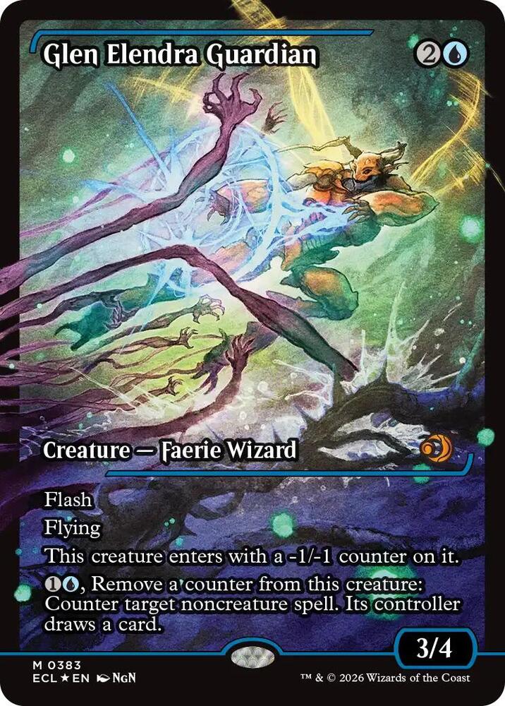 Magic: The Gathering: Glen Elendra Guardian (0383) (Showcase) - Lorwyn Eclipsed - VGMX