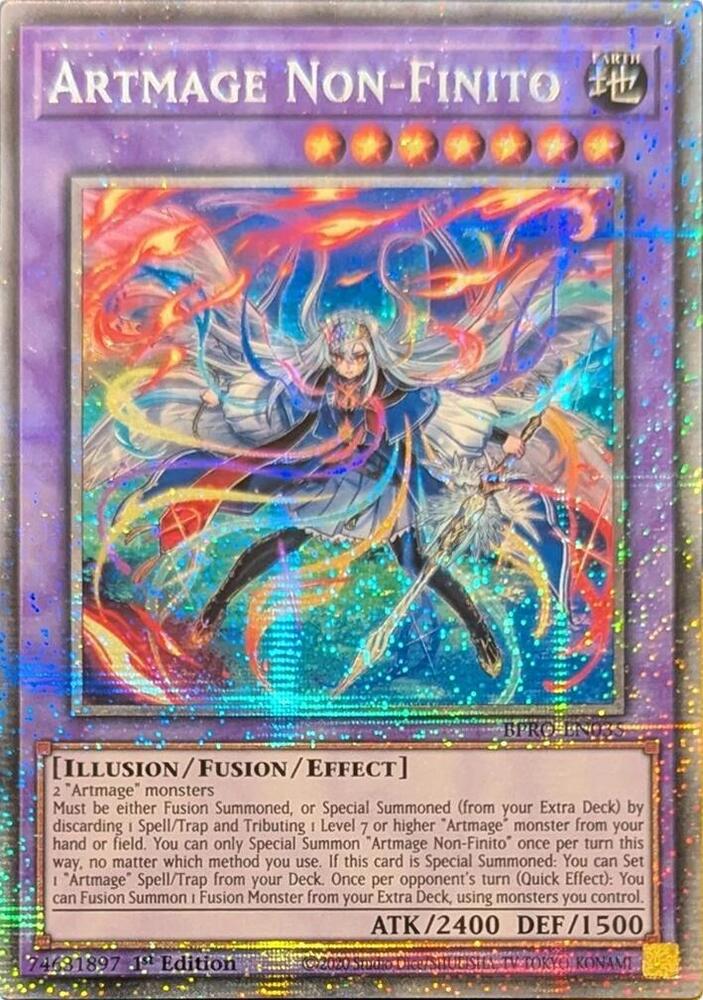 Yu-Gi-Oh!: Artmage Non-Finito (Starlight Rare) - Burst Protocol - VGMX