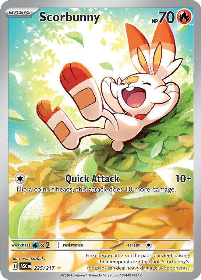 Pokemon: Scorbunny 225/217 - Ascended Heroes - VGMX