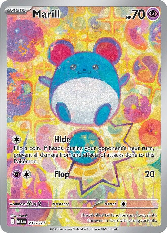 Pokemon: Marill 232/217 - Ascended Heroes - VGMX