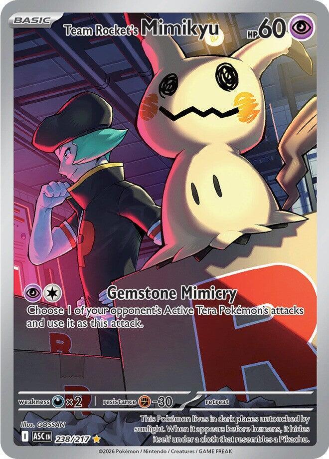 Pokemon: Team Rocket's Mimikyu 238/217 - Ascended Heroes - VGMX