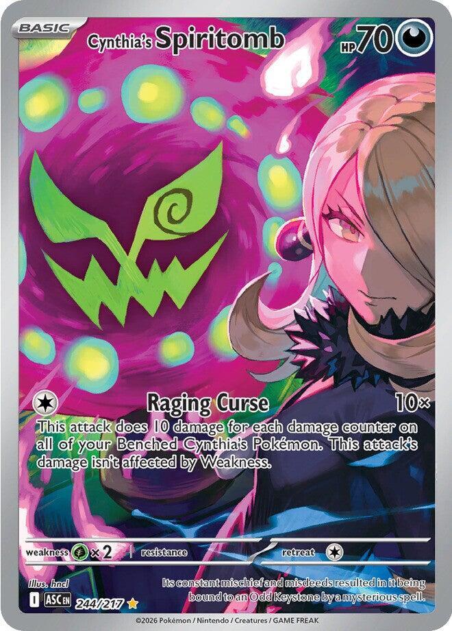 Pokémon: Cynthia's Spiritomb - 244/217 - ME: Ascended Heroes - VGMX