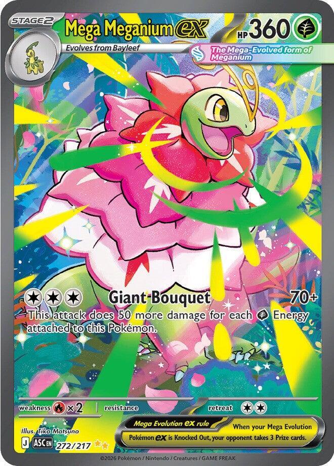 Pokémon: Mega Meganium ex - 272/217 - ME: Ascended Heroes - VGMX