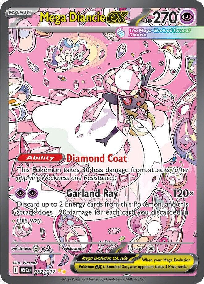 Pokemon: Mega Diancie ex - 282/217 - ME: Ascended Heroes - VGMX