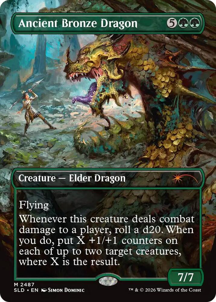 Magic: The Gathering: Ancient Bronze Dragon - Secret Lair Drop Series - VGMX