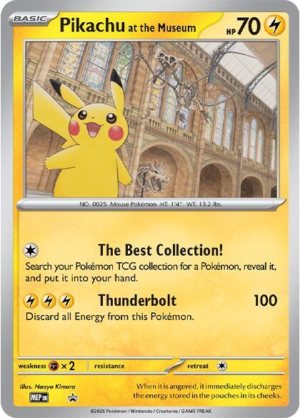 Pokémon: Pikachu at the Museum - Jumbo Cards - VGMX