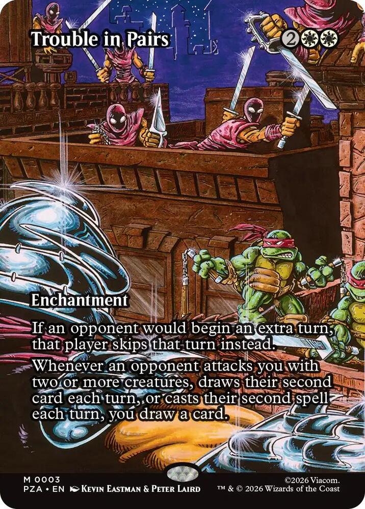 Magic: The Gathering: Trouble in Pairs (Borderless) - Teenage Mutant Ninja Turtles Source Material - VGMX